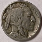 1919-S Buffalo Nickel Fine F Coin #10185