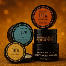 American Crew Fiber Defining paste Molding clay Pomade And Heavy Hold pomade 3oz