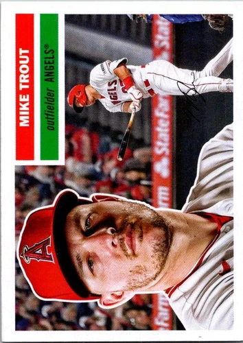 2023 Topps Archives #1 Mike Trout baseball card 9HHHH