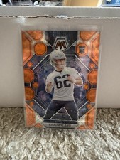 2023 Panini Mosaic Orange Prizm /199 #297 CHAD RYLAND Football Card Rookie RC. rookie card picture