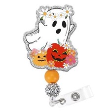 Nurse Badge Reel Retractable Holder Cute ID Badge Holder with Alligator Clip