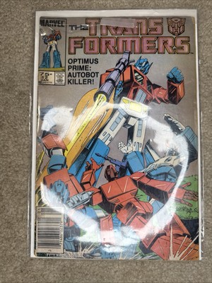 The Transformers #12 Newsstand Variant (Marvel Comics January 1986)