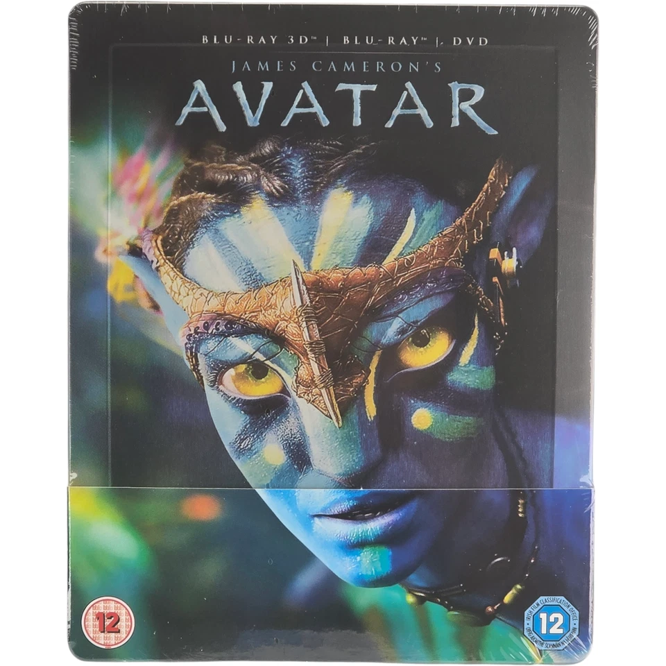 Avatar Steelbook Blu-ray 3D+2D+DVD Lentikulär Zavvi 3000Ex James Cameron Frei - Bild 2 von 4
