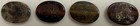 Lot 4 Natural Oval Cabochon Gemstones Tiger Eye Golden Tiger Eye Bloodstone — photo 2