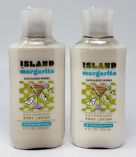 2 NEW BATH  BODY WORKS ISLAND MARGARITA DAILY NOURISHING LOTION CREAM HAND 8 OZ