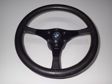 VOLANTE FUSINA IN PELLE CON MOZZO BMW DIAM.  Cm. 35  (ST)