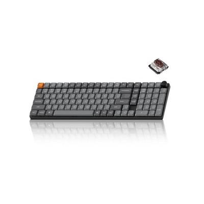 Keychron K17 Max QMK/Launcher Ultra-Slim Wireless/Type-C Wired Mechanical Key...