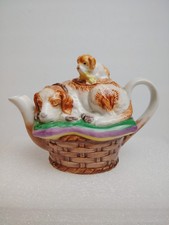 Noritake Miniature Porcelain Teapot Dog Puppy...
