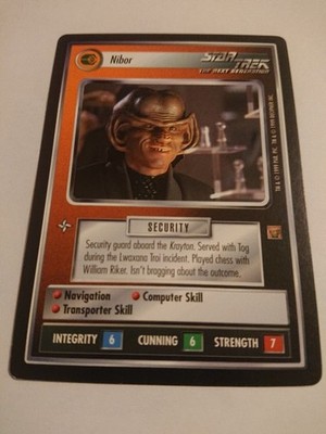Star Trek CCG - Rules of Acquisition - Nibor