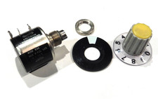 Potentiomètre de tableau Spectrol 8328P  modèle 534 - 10 tours 5K + bouton