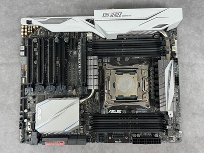 ASUS X99-DELUXE II Motherboard LGA2011-3 DDR4 w Intel CPU Untested