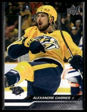 Alexandre Carrier 2023-24 Upper Deck #103 Nashville Predators