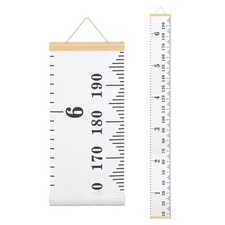 Growth Chart f&uuml;r Classic Style Hanging Wall Ruler Measurement Chart, White