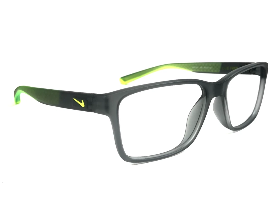 Armações de óculos Nike 7091 065 cristal fosco cinza escuro verde 54-16-140 - Imagem 3 de 4