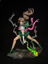 Statuina Sailor Jupiter dipinta a mano pronta per la spedizione *Scontata* Makoto Kino Lina