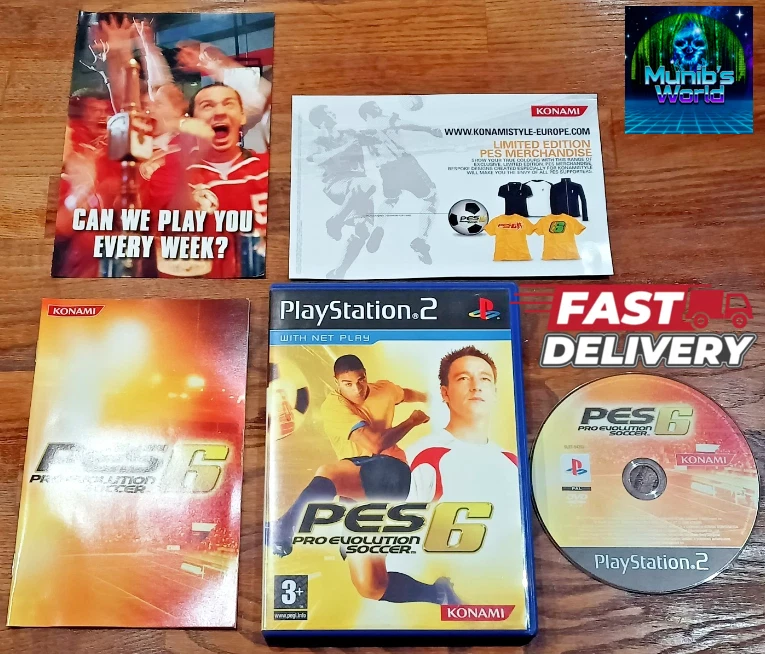 Pro Evolution Soccer 6 PS2 front cover
