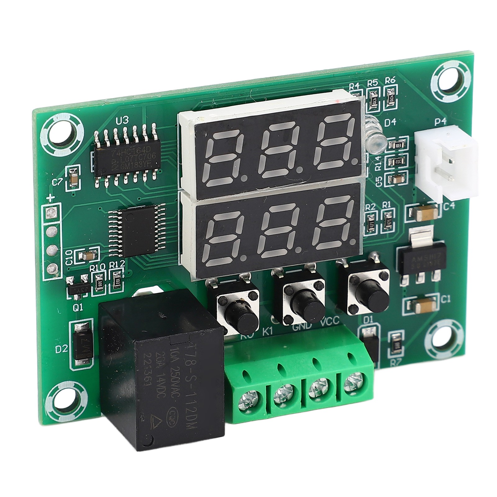 Dual Display Digital Thermostat Temperature Controller Module Double Display