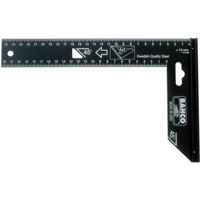 Bahco 9045-B-400 Präzisions-Stahlwinkel 400 mm