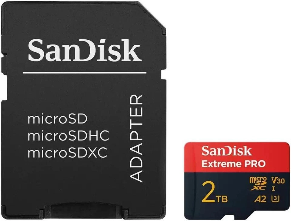 SanDisk Extreme PRO 512GB 1TB 2TB Micro SD MicroSDXC A2 V30 HD 4K Memory Card - Image 2 of 4