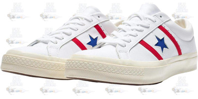 CONVERSE ONE STAR ACADEMY OX White Blue Red 163758C Sneaker Shoe Trainer