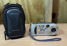Sony Cyber-Shot DSC-P71 3.2 MP Digital Camera  Case- No Memory Card Powers on