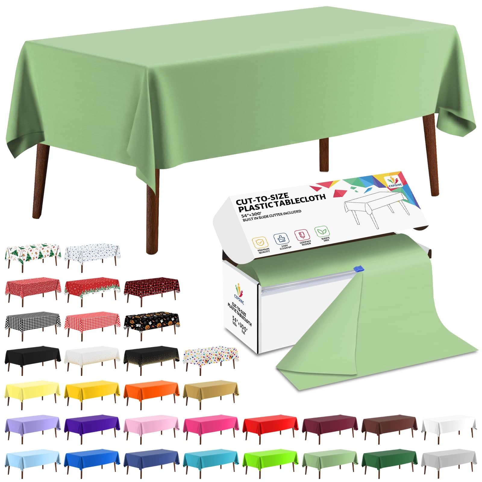 Roll Disposable Tablecloth With Slide ...