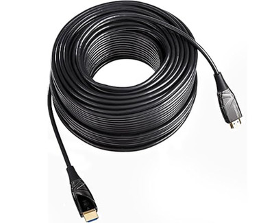 Premium 150ft. HDMI Fiber Optic Cable 18Gbps High-Speed 4K@60Hz - 2160p - 48-Bit