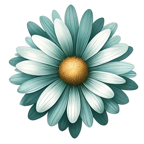 Daisy Flower Floral Self Adhesive Vinyl Sticker