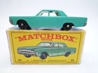 VINTAGE MATCHBOX LESNEY No.31c LINCOLN CONTINENTAL IN ORIGINAL BOX 1964
