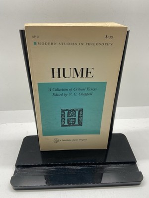Hume: Critical Essays V. C. Chappell Paperback Philosophy Doubleday Anchor Mode 