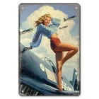 Vintage Car Tin Metal Signs Home Décor 8x12 Wall Sculpture,Retro Classic Car Art