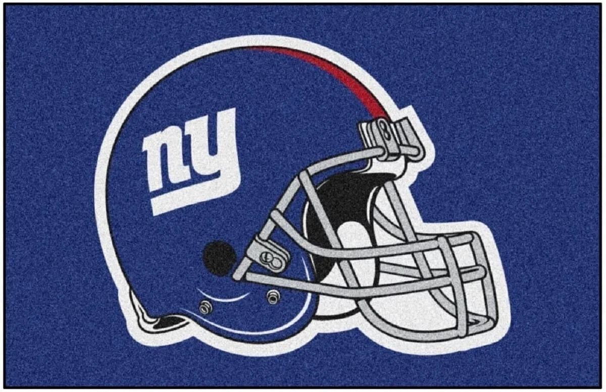 FANMATS 19953 Zerbino In Gomma Con Briciole – New York Giants – Colori Squadra, Antiscivolo – Facile Da Pulire, 1 Confezione