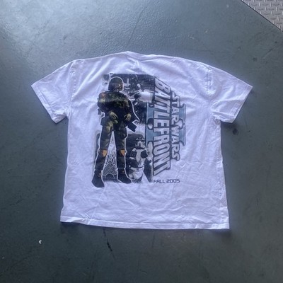 Star Wars Battlefront 2 Lucas Arts 2005 Vintage T-Shirt XL