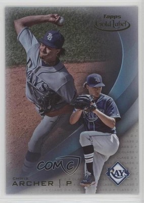 2016 Topps Gold Label Class 2 Blue Chris Archer #6 0m8