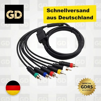   TOP - RGB/RGBS Composite-Kabel für Nintendo N64/SFC/SNES 1.8m - Schwarz  