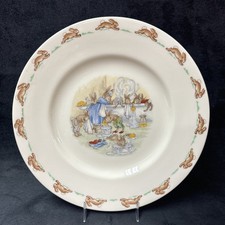 Royal Doulton Bunnykins "Bath Time" Albion Shape 8" Bone China Salad Plate
