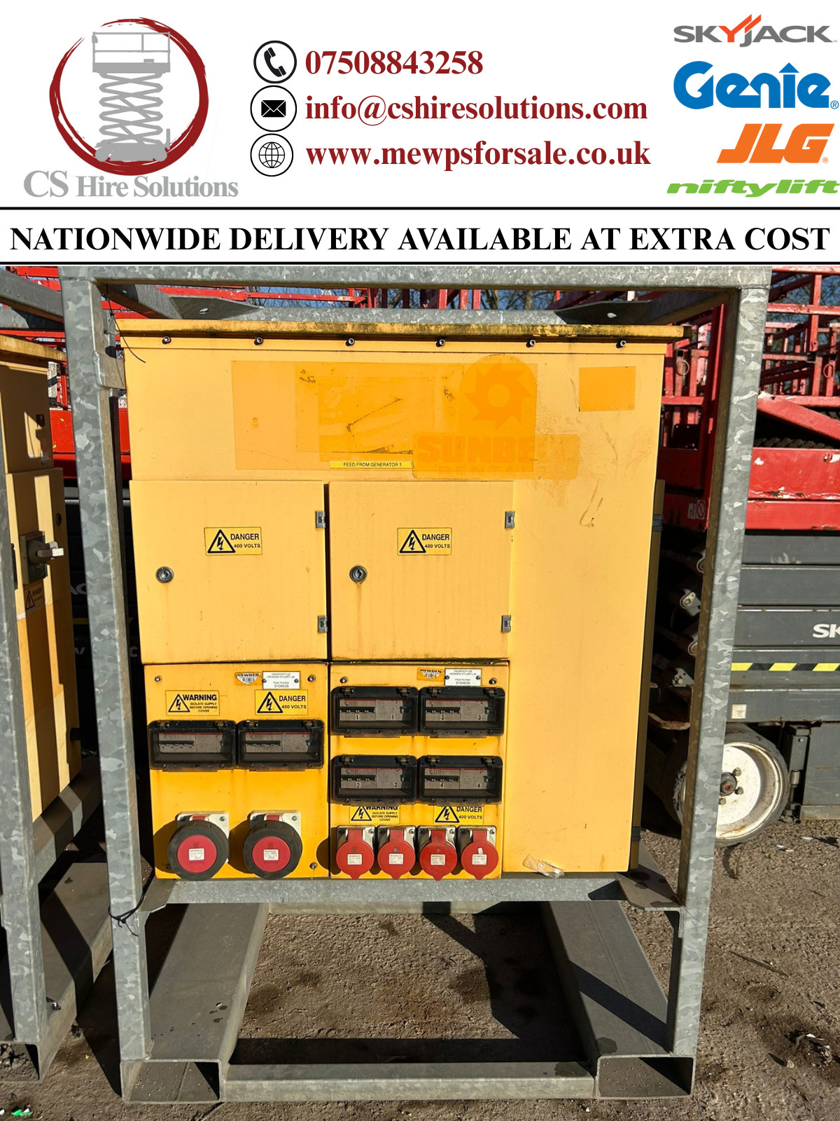 400A Distribution Board Electrical Board 