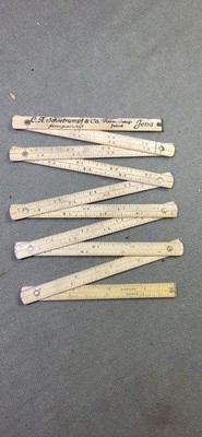 Vintage Folding Ruler C. A. Schietrumpf & Co. Aktiengesellschaft Jena London