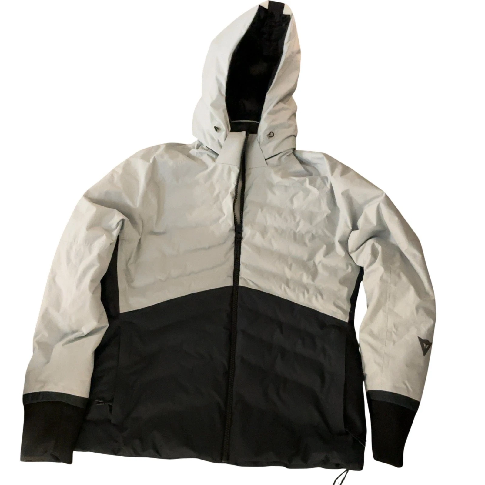 AWA Black Jacket Hooded Micro Roll Insulated Size M 3037