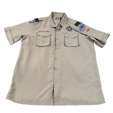 Boy Scouts of America BSA Men's Adult Shirt X-Large Vented Poly Microfiber