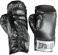 Everlast Black Lace Autograph Boxing Gloves - 1 Pair