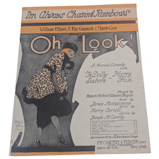 Oh Look! &ndash; Vintage Sheet Music from I&rsquo;m Always Chasing Rainbows Musical Comedy