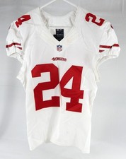 2016 San Francisco 49ers Shaun Draughn #24 Game Issued White Jersey 40 309