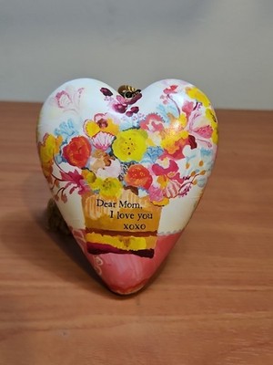 ART HEARTS Dear Mom I Love You xoxo w/ Key by Kimberly Hodges