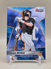 2025 Bowman's Best- Carson Benge #TP-22 Blue Lazer Refractor /150 - Mets