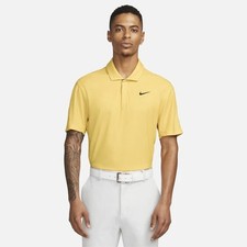 DR5314-761 Nike Dri-FIT Tiger Woods Collection Men's Golf Polo Shirt Yellow 2XL
