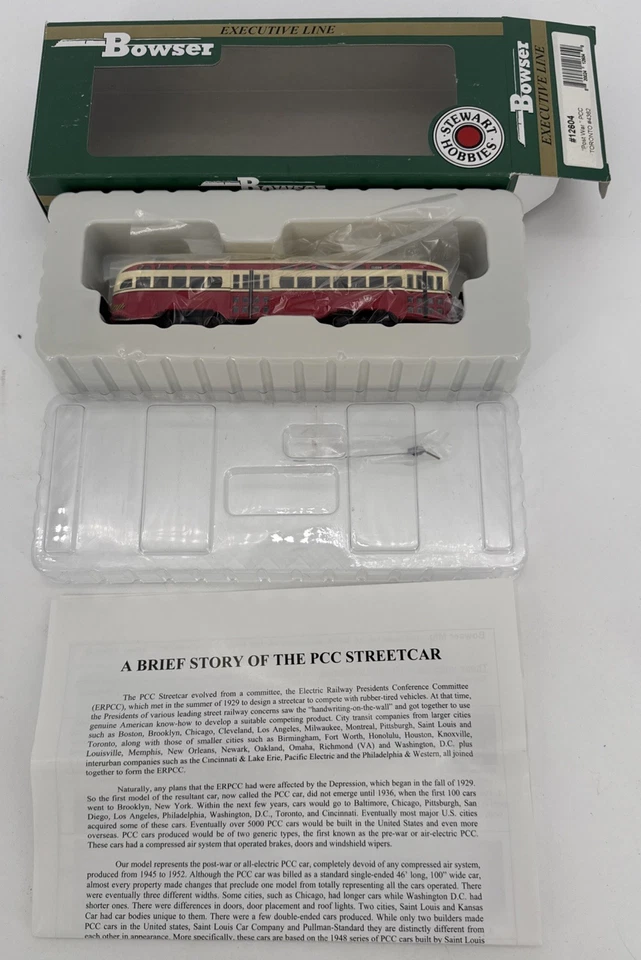 Bowser 12604 Post War PCC Toronto #4362 L/N In Box HO Scale - Image 3 of 4