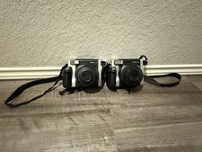 Instax Wide 300 Instant Camera Black and Silver Lot Of 2 tested/ works