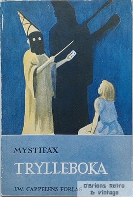 Mystifax Magic Book   Trylleboka   Illustrated Vintage Trick Book   Norwegian