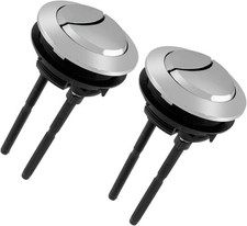 2 Pack Dual Push Flushing Toilet Button, 58mm Toilet Tank Buttons Toilet Valve